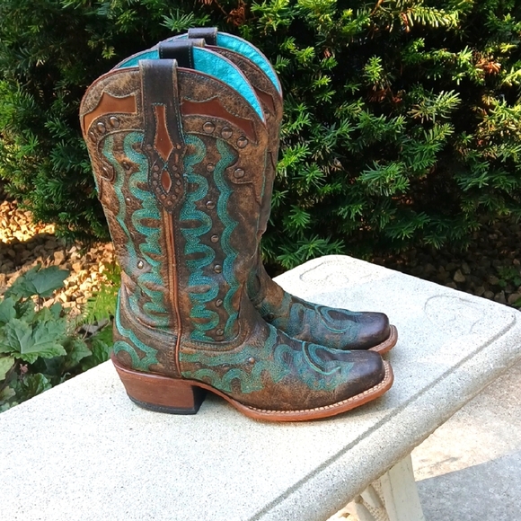 Justin Boots Shoes - Justin Women's Marino Western Boot | Chocolate Sz 9 L4360 EUC